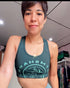 Gysmshark | Legacy Graphic Sports Bra - Dark Green
